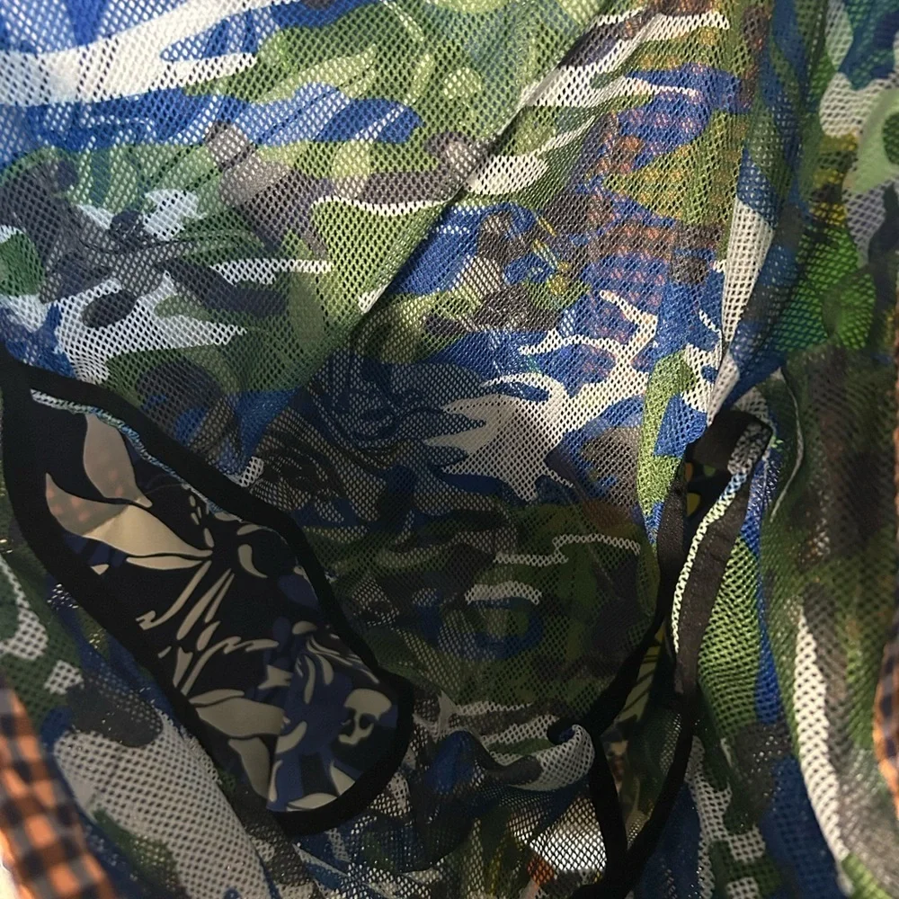 Robert Graham Swim Trunks Men's 40x9 Abstract/skull  Board Shorts Beach Vacation